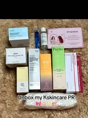 New Year, New Skin ft @Stylevana @Abib Cosmetics @Beauty of Joseon @Centellian24 @Haruharu Wonder PH @Anua Thailand @IUNIK Indonesia @Centellian24.TH #kskincare #glassskin #newyear #pr #unbox