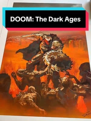 Replying to @Nick James A commission for @Bethesda to celebrate the launch of DOOM: The Dark Ages – out now on Xbox Series X|S, PS5 and Steam! #gaming #doom #fanart #spraypaint #stencilart #sponsoredbybethesda #ad