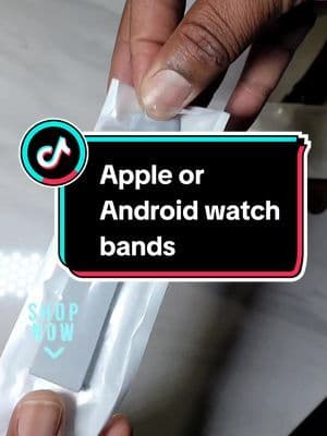 Watch bands that fit Apple & Android watches. #tiktokmademebuyit #foryoupage #fyp #tiktokshop #watch #apple #Android #tiktok #shopping #viralvideo #keepshoppingbaby