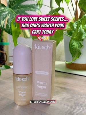 This scent is giving warm vanilla, spun sugar, cozy-all-day vibes 🍬✨ If you love sweet gourmand scents or want your hair smelling fresh and delicious between washes… this one is for you! No masking odors... it neutralizes them right at the source. Travel-friendly, vegan, cruelty-free. And yes… today's price is so good. Tap the cart before it sells out 🤍✨ @Kitsch LLC #kitsch #hairperfume #beautygifts #holidaygiftideas #TikTokShopHolidayHaul