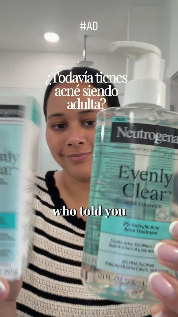 #AD Si todavía estás lidiando con el acné en la adultez, esta nueva rutina de @neutrogena ha sido una gran adición a mi