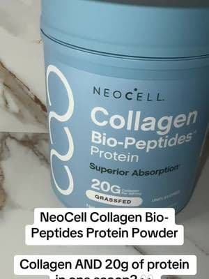 NeoCell Collagen Bio-Peptides Protein Powder combines collagen peptides with 20g of protein per serving, making it an easy addition to your beauty, wellness, and fitness routine. #NeoCell #CollagenPeptides #ProteinPowder #CollagenProtein #TikTokShop