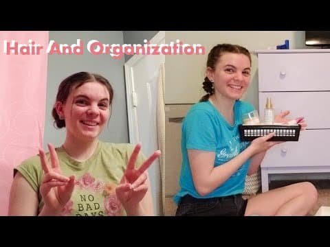 Hair Tips And Tricks And Organizing My Dresser...Again - Vlog 5