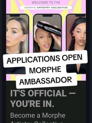 CLICK THE LINK IN MY BIO IF YOU WANT TO BECOME A MORPHE AMBASSADOR 🚨📢 APPLICATIONS WONT LAST LONG Thank you babes @Morphe Cosmetics 😘#greenscreen #morphe #morpheambassador #PR #creatorcommunity