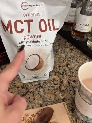 I totally forgot when I was figuring my health out back in the day MCT oil was a huge part of my journey because I was healing myself from a lot of health issues and on top of that I was on my fitness journey so it helped immensely with healthy fats that I needed. #microingredients #mctoil #mctoilpowder #healthyfats #coffeehacks #tiktokshoplabordaysale #tiktokshopcreatorpicks