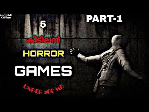 Top 5 horror games | android | offline | Jinsha Tech and Gaming | malayalam |