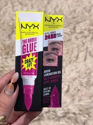NYX COSMETICS HAVE LAUNCHED THEIR CRAZIEST (AND POSSIBLY BEST) brow glue to DATE! @nyxcosmetics_uk omg she’s durable, Sweat resistant, and Flake proof 🤎🤨 #AD | #pr #nyxcosmetics #crazylifthype #brows