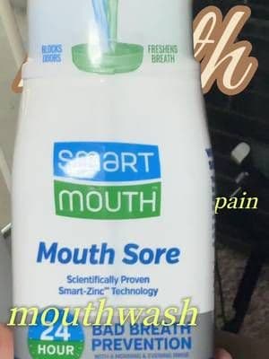 Mouth sores will humble you REAL quick 😩 SmartMouth mouth sore mouthwash is what I use to get relief fast 💧🛒 #tiktokshop #tiktokmademebuyit #oralcare #selfcareessentials #momlife