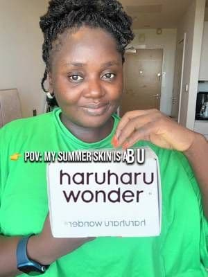 POV: You found your summer skincare must-haves ☀️✨ My haruharu wonder Barrier Essence, Barrier Cream & NAD+ Mist are here to keep sensitive skin feeling hydrated, comfortable & refreshed all summer long. 💜 Available on Amazon. #haruharuwonder #livewithwonderdaybyday #haruharuCreator #prpackage #barriercare