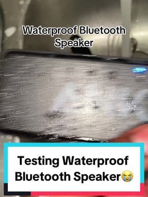 Testing $25.99 Waterproof Bluetooth Speaker 😭 #waterproof #bluetoothspeaker #anker #bluetooth #wirelessspeaker #waterproofspeaker #portablespeaker #loudspeaker #travelsize #funnyreview #honestreview #hilarious #testing #testreview #itworks #buyagain #tiktokshop #tiktokshopping #tiktokshopelectronics #electronics #smallspeaker #waterproofing ##lmao##water
