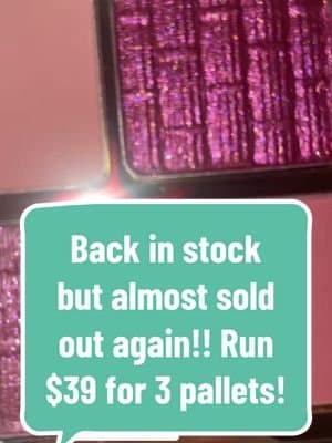 $39 for three @tarte cosmetics Pallets is INSANE! They are back and stock and you need to get them NOW. They will sell o