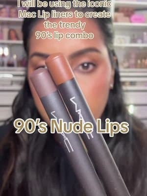 #giftedbymaccosmetics Step by step how to create 90’s lip combo ising @maccosmeticsusa lip pencil chestnut Link to product: https://app.im.skeepers.io/c/hfh3s/r/hbuiq #90slipliner #90slips #90slipcombo #lipgl ass #retroglam #90snostalgia #drawtheline #MACicon s #iconic90s #90snudes