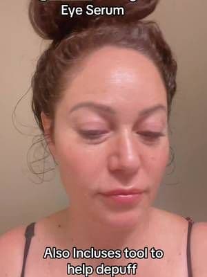 The serum is amazing but honestly, I really love the tool. It has a metal roller ball that is cold to touch and you can also work on a mini lymphatic drainage in case you have puffy eyes. ##beautyessentialstiktok##tiktokshopblackfriday##axisy##collagenforeyes