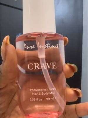 Pheromone hair and body mist by Pure Instinct. This is Crave @Pure Instinct Co. #crave #pureinstinct #pheromoneperfume #hairmist #tiktokshopstockup