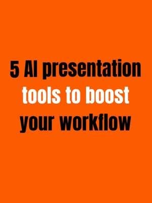 5 AI presentation tools to boost your workflow. Follow @rodman.ai for more ChatGPT & AI content π€ Follow @rodman.ai Follow @rodman.ai Follow @rodman.ai Follow @rodman.ai β #ai #chatgpt #gpt3 #business #businessstrategy #onlinebusiness #techstartup #entrepreneurship #free #paid #freevspaid #aitools