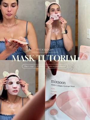 Me pidieron un mask tutorial, por aquí se los dejo. Esta es la mixsoon PDRN Collagen Hydrogel Mask (de las que se pone transparente cuando tu piel absorbe todo). Me encanta como me deja la piel hidratada. Disponible en Tiktok Shop. #kbeauty #koreanskincare #mixsoon #tiktokshopblackfriday #discoveryourgift @mixsoon global