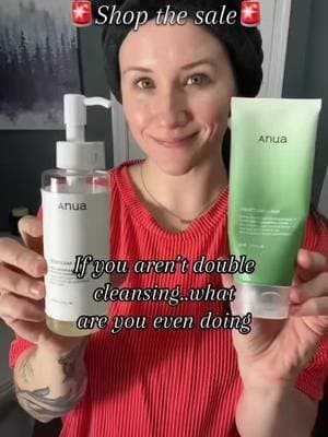 @anua_global has the perfect double cleansing duo to add to your skincare routine ✨ #skincare #skincareroutine #anuaskincare #anua #tiktokshopcybermonday
