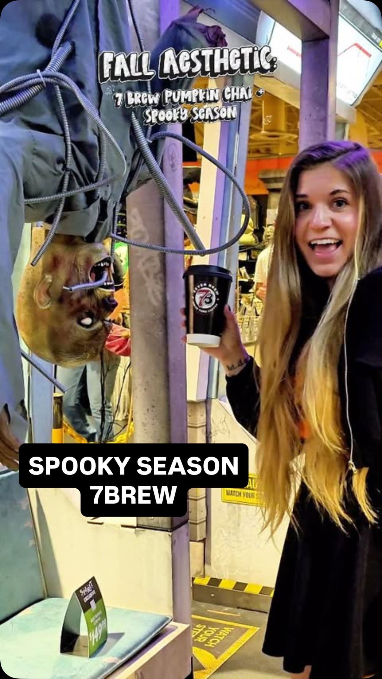 Alright guys hear me out... @7brewcoffee pumpkin drinks and Spooky Season are the best combo 🎃 #7BrewPartner
If you di
