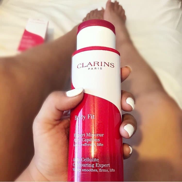 Recently loving the Anti Cellulite contouring Expert from @clarinsusa ❤️ I usually apply it to my thighs, buttocks & leg