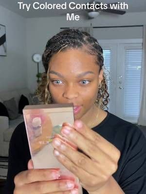 #ad Try colored contacts with me for the first time! Need new contacts? Use my code for 30% off: 1800CTrenolaB #1800contacts @1-800 Contacts #blackgirltiktok #fyp #contacts #thestruggleisreal #procrastination #lifestyle