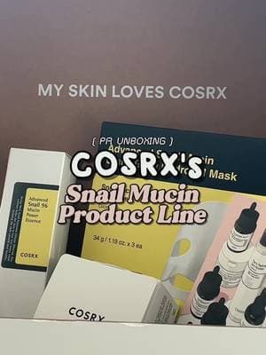 so curious about how snail mucin works - I’ve been using COSRX’s products for a while now so I’m excited to try these too <3 also, a reminder to keep posting and filming 🤍⭐️ all of these items from COSRX are available at @YesStyle, use code “97SEULS” for $$ off your next order! #cosrx #pr #cosrxskincare #contentcreatortips #koreanskincare #snailmucin #skincareroutine #cleansing #glassskin #skintok #kbeauty #skincare #foryou #skincareroutine #kskincare #aestheticvideo #prunboxing #prhaul #kbeauty #unboxwithme #clearskin #fyp @cosrx_uk