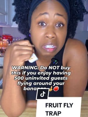 If you are still trying that messy apple cider vinegar and dish soap hack, please stop! 🛑 This little ninja trap completely cleared my kitchen in less than 24 hours. Click the link below to get yours before gnat season gets any worse! #fruitflytrap #tiktokshopfinds #gnatproblem #cleantok #kitchenhacks