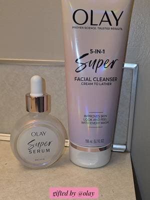 Thank you @Olay Skin Care & @chimeable for gifting me this skincare set! I love how easy it is to use, and how gentle it is on my skin. #paidsponsorship #olayfacecleanser #skincareroutine #fyp #ad