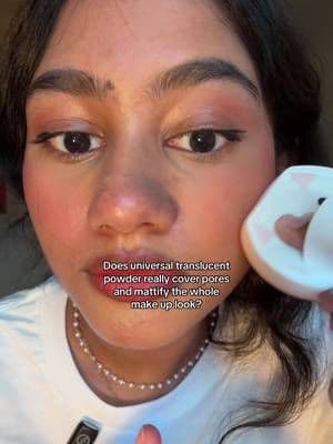 Does the wonderskin universal translucent powder really work? #wonderskin #fyppowder #settingpowder #makeup #tiktokshop