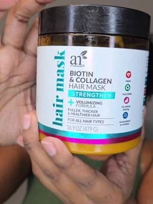 I've been showing my hair some extra love with the ArtNaturals Biotin & Collagen Hair Mask, and my strands are feeling so soft, moisturized, and refreshed! ✨ If your hair needs a little TLC, this deep conditioning treatment might be worth adding to your routine. Grab yours from the orange cart! 🧡 #TikTokShopFinds #NaturalHairCare #HairMask #HealthyHairJourney #4CHairCare 💚✨