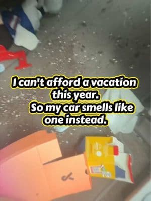 my minivan is a disaster (single mom of 3 life) but it smells like Vacation ๐๏ธ๐ฅฅ #tiktokshopfinds #cartok #vacationinc #momsoftiktok #carairfreshener @Vacation Inc.
