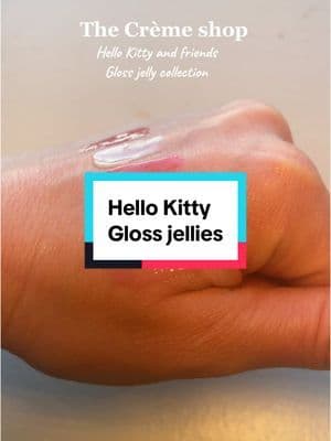 @the crème shop Hello Kitty gloss jelly collection is here 🫶 @Ulta Beauty. Which shade is your favorite? #thecremeshop #glossjelly #gifted #tcspartner