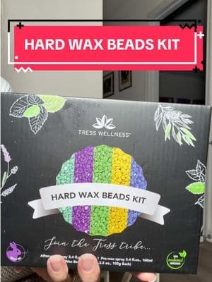 You won’t ever run out of beads! @Tress Wellness has this wax beads kit with extra bags, before/after spray, and sticks! #waxbeads #ad #tresswellness #wax #waxing