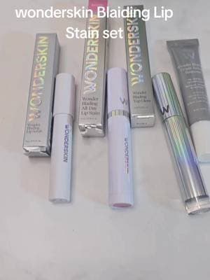 Complete lip stain bundle @Wonderskin 💋 #wonderskin #beautifllips #lipstain #lipcare #tiktokmademebuyit
