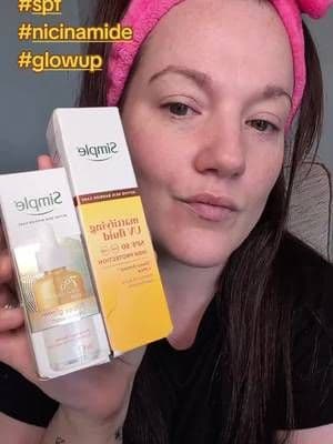 Perfect duo that works together with the best ingredients leaving u with a sunkissed Glow and protection @Simple UK #spf50 #skincare #viralproducts #tiktokshop #tiktokmademebuyIt