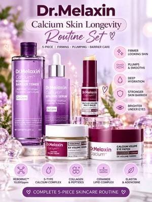 The five-piece Dr. Melaxin bundle is worth a closer look!👀 Check today's price in my cart. #DrMelaxin #SkincareBundle #BeautyDeals #KoreanSkincare #tiktokshopblackfriday
