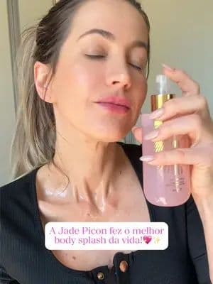 A Jade Picon arrasou nesse body splash!! ✨💖 O melhor do mundo! @Aura Beauty Club #aurabeauty #tiktokshop #aurorashine #cheirosa