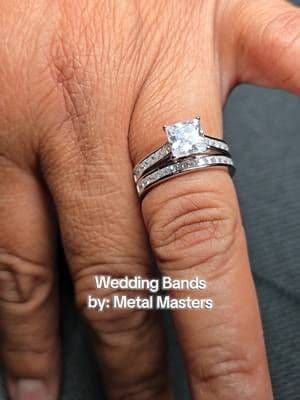 Women's wedding bands by @Metal Masters #tiktokshopcreatorpicks #rushready2025 #metalmasters #weddingband #marriedcouples