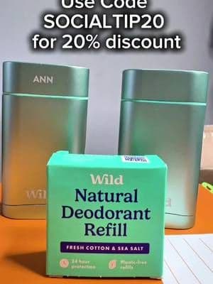POV: You finally stopped using "aluminum-filled" deodorant and your underarms (and the planet) are thanking you. πΏ Ever since I switched to @Wild Refill , Iβm never going back to single-use plastic. Itβs compostable, vegan, and actually survives my busy mumlife. πββοΈπ¨ Grab a bargain now, use code SOCIALTIP20 to get 20% off your purchase. #WildDeodorant #NaturalDeodorant #SustainableLiving #EcoFriendlyProducts #RefillableDeodorant @Social Tip AD