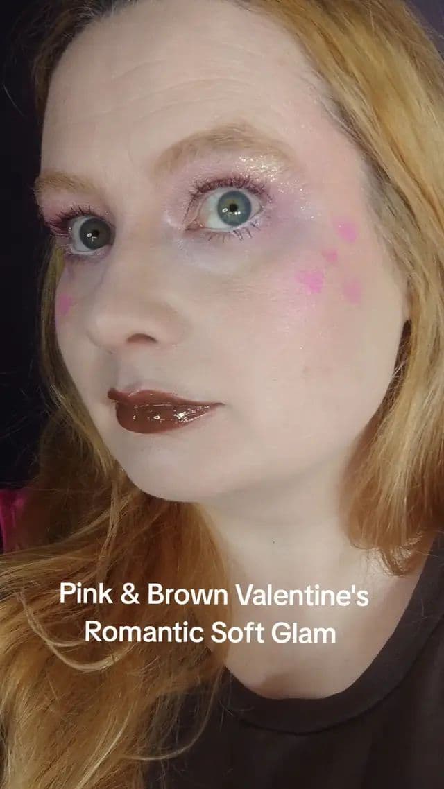 #AD trying out new @nyxcosmetics_uk Lip IV serum in a pink and brown valentine's look. (Some products gifted*) I started out thinking I'd do a pink look and then happily the brown complemented the pink so well. My lips were slightly stained after leaving the Lip IV Serum for a few minutes. Products used: NYX Plump Right Back with electrolytes Plumping serum primer @롬앤 romand Romand NuZero Cushion Foundation NYX Buttermelt Blush 02 Butta Together+ 01 My Butta Half @BPerfect Cosmetics BPerfect Polar Vertex Snow Angel Highlighter @Maybelline NY Maybelline Sky High Mascara Burgundy Haze @Guerlain Guerlain Météorites Cool/Rosé Light Revealing Pearls of Powder @Hourglass Cosmetics Hourglass Veil Translucent Setting Powder @GIRLCULT Cosmetics Girlcult Gold Rush Complex Face Palette @Pat McGrath Labs Pat McGrath Mother ship IX Huetopian Dream @madebymitchell.ire Made By Mitchell Colour Case Electric NYX Professional Makeup Lip IV 03 Splash N Spice * NYX Jumbo multi use face stick Vanilla Ice Cream * NYX Jumbo Eye Pencil Milk NYX Plump Finish Setting Spray NYX The Brow Glue Transparent #makeupaddyx #contentmasters #lipIV #valentines #valentinesmakeup #heartblush