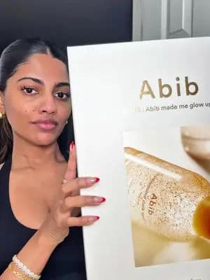 Holiday glow with @Abib Cosmetics Loving everything for an AM routine #abibmademeglowup #abibmagazine #PDRNeyepatch #holidaygift #prbox Korean glass skin. Korean skincare unboxing. Flawless skin skincare