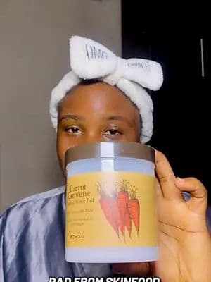 @skinfood_global K celebrity secret toner pad. #GoViralWithSKINFOODChallenge #SKINFOODCarrotPad #SKINFOOD #kpopidol #ti