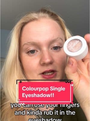 @ColourPop Cosmetics #colourpop #colourpopcosmetics #supershockshadow #makeup #singleeyeshadow #fyp #glittereyeshadow #ttshop #tiktokshop