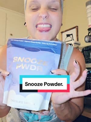 Hydration while you sleep? Yes, please. This stuff tastes SO good too. #snoozepowder #bettersleep #electrolytes #hydration #magnesium #ltheanine #chamomile #tiktokshop
