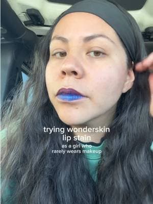 blue lips? 💋 let’s see if this Wonder Skin lip stain is actually worth the hype 👀 #wonderskin #lip #lipstain #beautytok #tiktokshop @Wonderskin