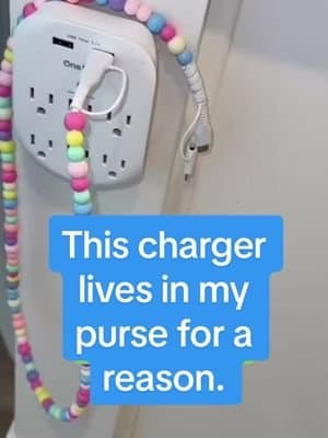 I forgot to charge my phone 😬 My husband needed to make a call on my phone because he was already on a conference call on his. If I didn’t have this 4-in-1 beaded charger in my purse…it would’ve been a whole situation. One cord. Works for everything. Lives in my bag now. #P#PurseEssentialsP#PhoneSavedM#MomLifeHacksTravelMustHave #tiktokshopholidayhaul