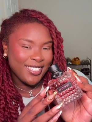 GRWM: Adding a bold twist to my routine with @Valentino.Beauty Donna Born In Roma Pink ๐ฉทโจ This scent is floral, fruity,