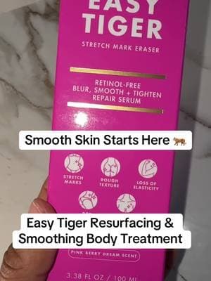 Give rough, bumpy skin the boot. Easy Tiger helps smooth uneven texture while hydrating your skin for a softer, healthie
