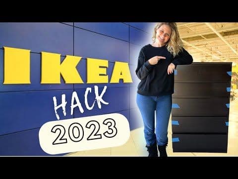 DIY IKEA HACKS: 2023 Affordable MALM Dresser Furniture Hacks