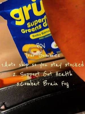 POV: Your Grüns gummies are doing more than just tasting good 🍓✨ 📦 Auto-ship → stay stocked 🦠 Support gut health 🧠 Help combat brain fog Your daily Grüns routine = one less thing to think about 💚 @Grüns #ad #tiktokshopbacktoschool #gummies #guthealth #daily