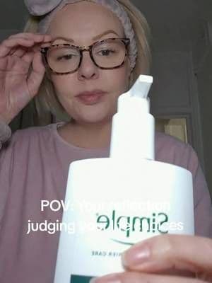 The mirror doesn't lie and neither does my skincare routine 🫧 @SimpleSkincareUK #ad #simplesquaduk #skincareroutines #relatabletiktoks #selfcaregirl